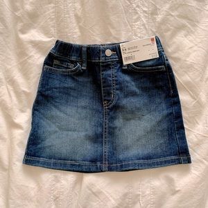 NWT Uniqlo Girls Denim Skirt